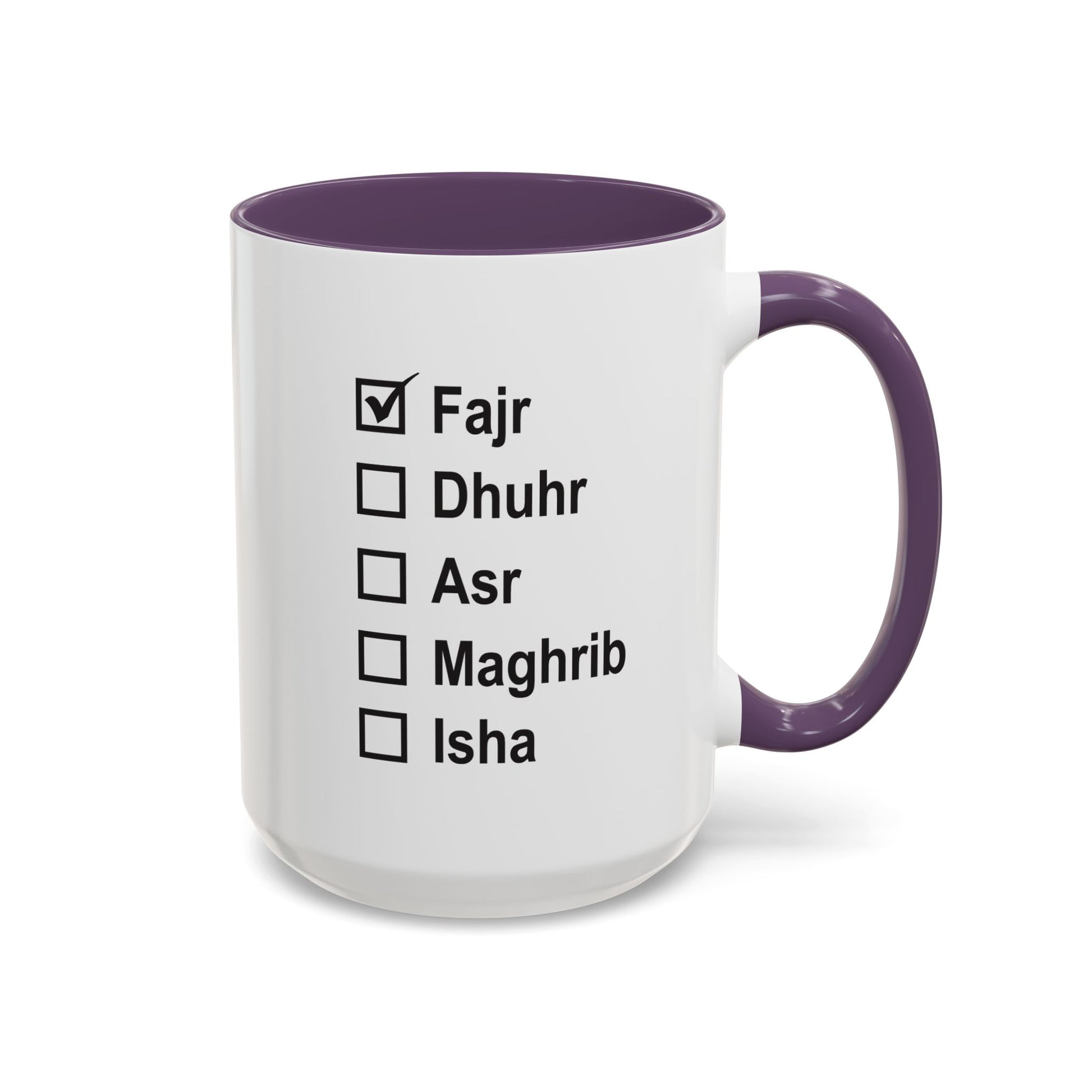 PRAYER CHECKLIST MUG